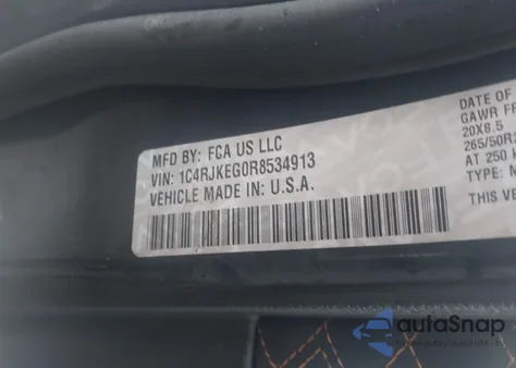 2024 Jeep Grand Cherokee L Summit 4X4 из США, поврежденный, VIN 1C4RJKEG0R8534913